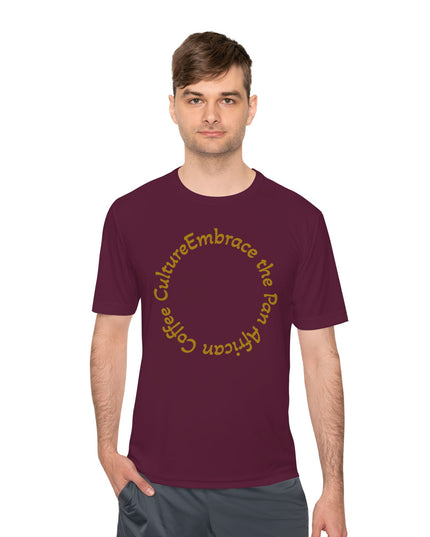 Coffee Culture Embrace Unisex Moisture Wicking T-shirt