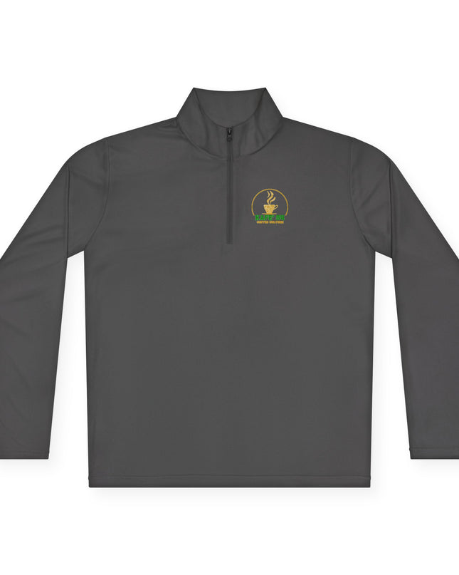 Quarter-Zip Pullover K54 Logo Embrace Back Design