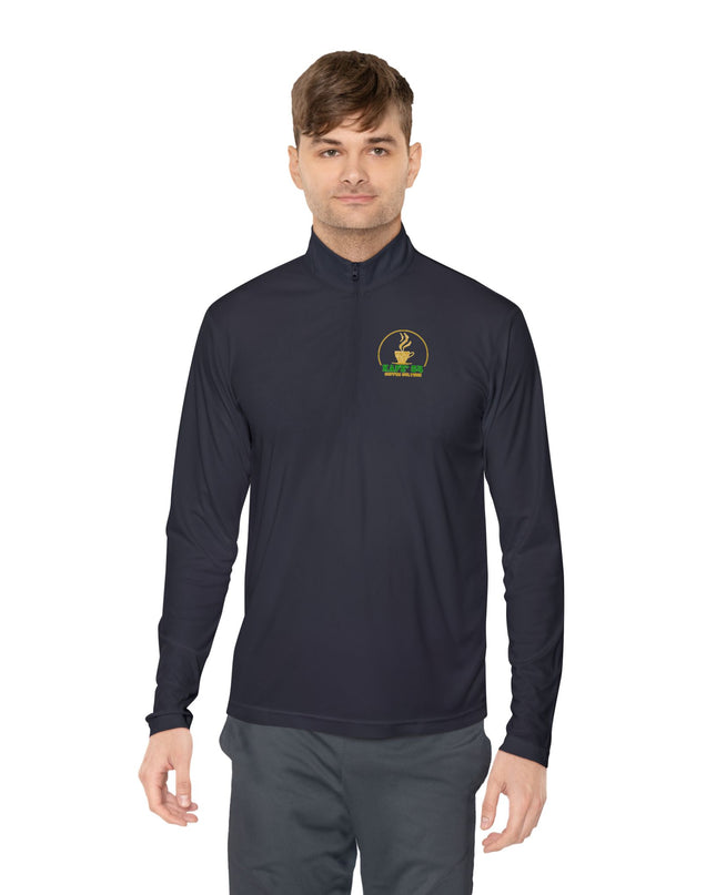 Quarter-Zip Pullover K54 Logo Embrace Back Design