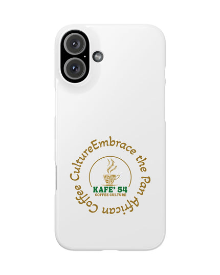 Coffee Culture Snap Phone Case KAFE' 54 Embrace the Vibe