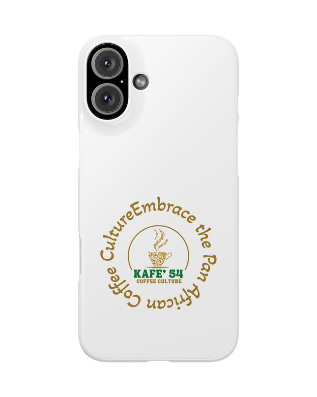 Coffee Culture Snap Phone Case KAFE' 54 Embrace the Vibe