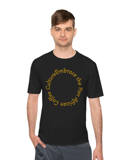 Coffee Culture Embrace Unisex Moisture Wicking T-shirt