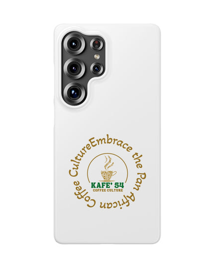 Coffee Culture Snap Phone Case KAFE' 54 Embrace the Vibe