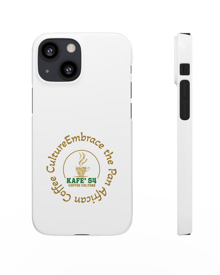 Coffee Culture Snap Phone Case KAFE' 54 Embrace the Vibe