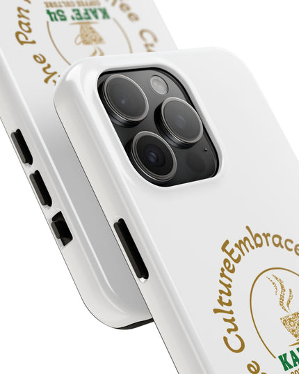 Coffee Culture Tough Phone Case KAFE 54 Embrace Design