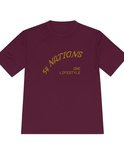 Coffee Culture 54 Nations Unisex Moisture Wicking T-shirt