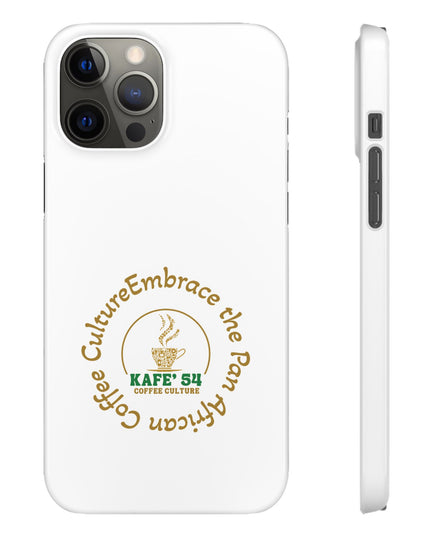 Coffee Culture Snap Phone Case KAFE' 54 Embrace the Vibe