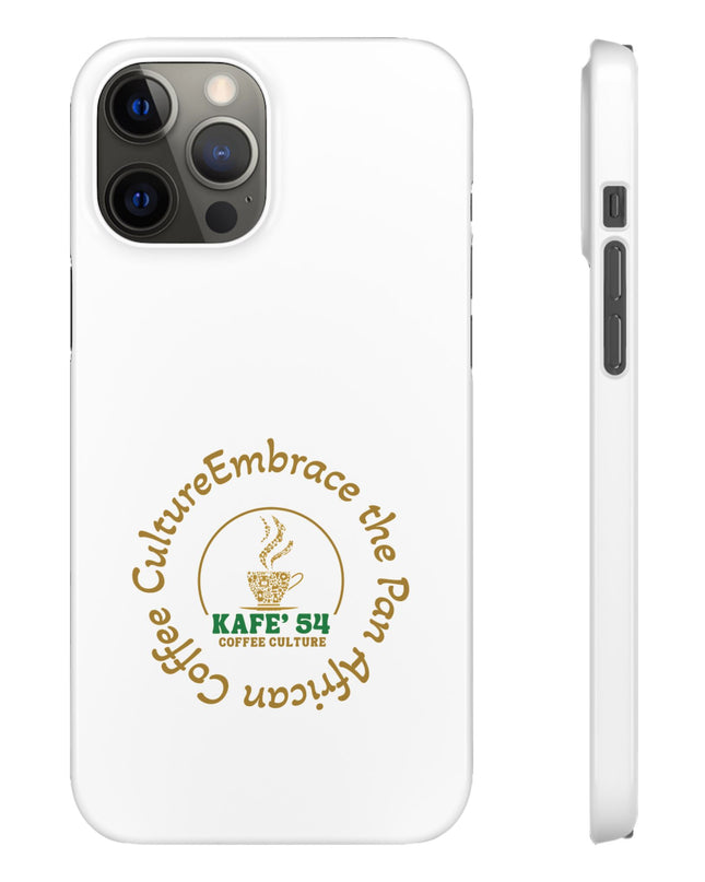 Coffee Culture Snap Phone Case KAFE' 54 Embrace the Vibe