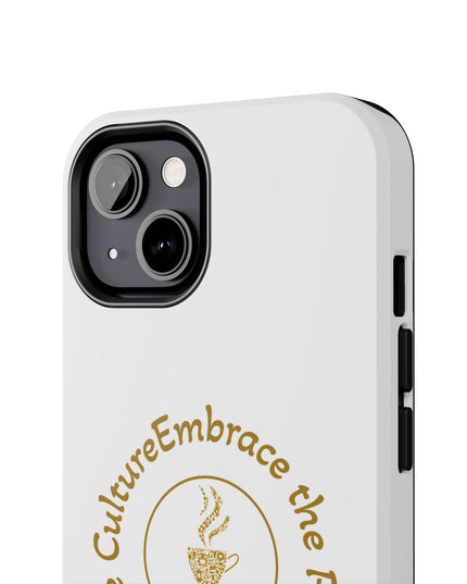 Coffee Culture Tough Phone Case KAFE 54 Embrace Design