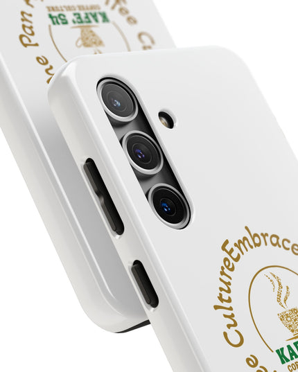 Coffee Culture Tough Phone Case KAFE 54 Embrace Design