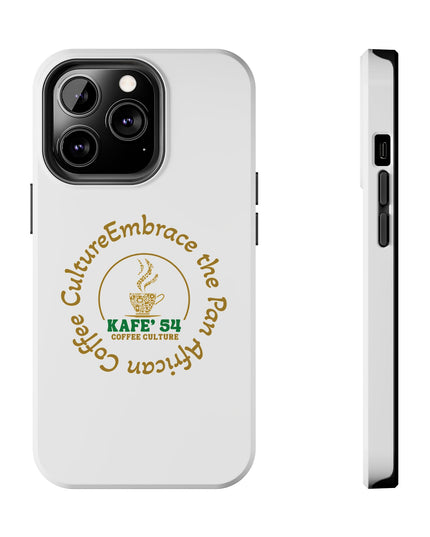 Coffee Culture Tough Phone Case KAFE 54 Embrace Design