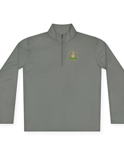 Quarter-Zip Pullover K54 Logo Embrace Back Design
