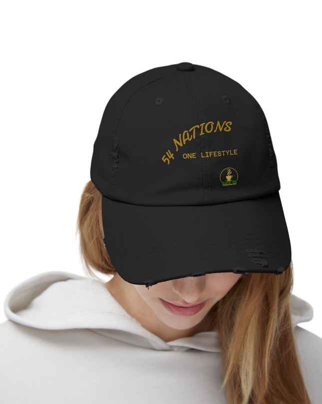 Distressed Coffee Club Cap