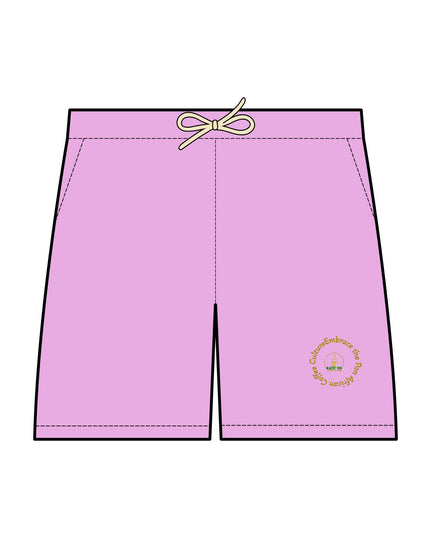 Lightweight Garment Dyed Fleece Sweat Shorts Circle Logo