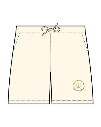 Lightweight Garment Dyed Fleece Sweat Shorts Circle Logo