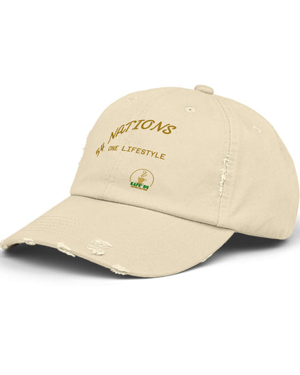 Distressed Coffee Club Cap