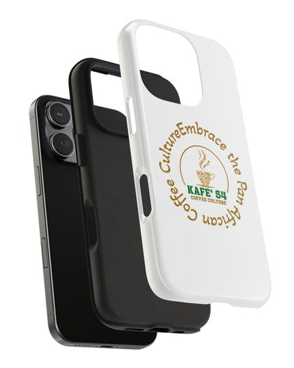 Coffee Culture Tough Phone Case KAFE 54 Embrace Design