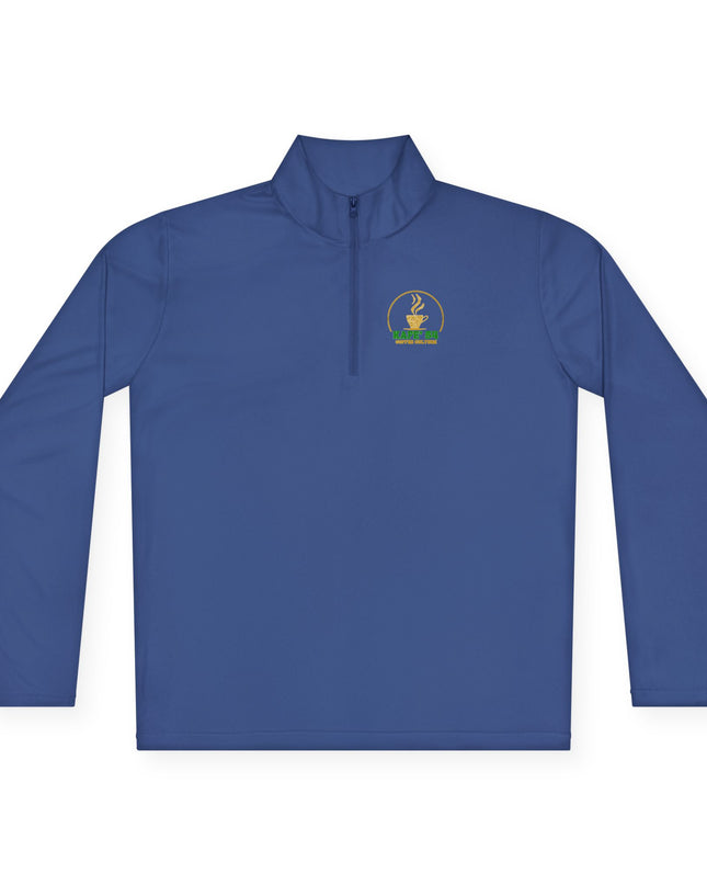 Quarter-Zip Pullover K54 Logo Embrace Back Design