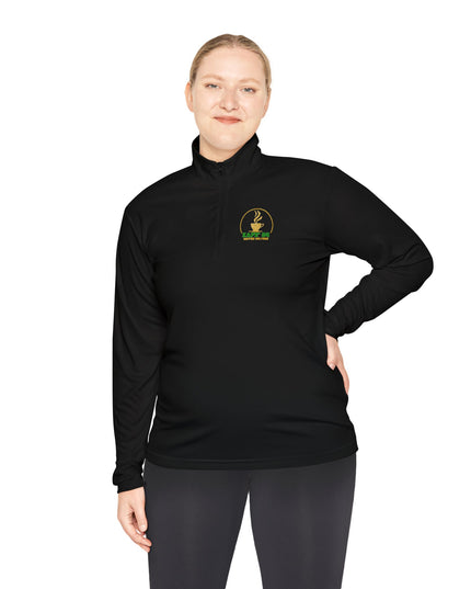 Quarter-Zip Pullover K54 Logo Embrace Back Design