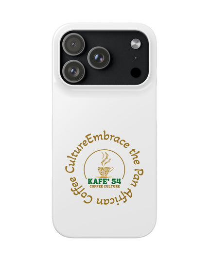 Coffee Culture Snap Phone Case KAFE' 54 Embrace the Vibe