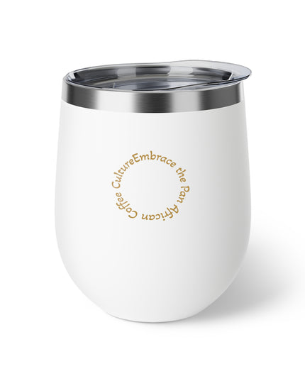 Insulated coffee cup for travel, perfect gift for coffee lovers, keeps beverages warm and stylish, KAFE' 54 design.