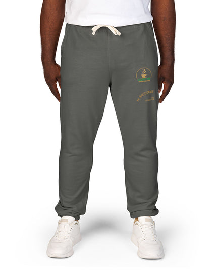 Comfortable Garment-Dyed Fleece Sweatpants