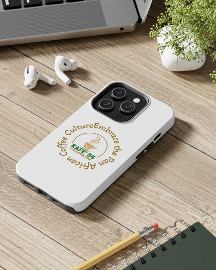 Coffee Culture Tough Phone Case KAFE 54 Embrace Design