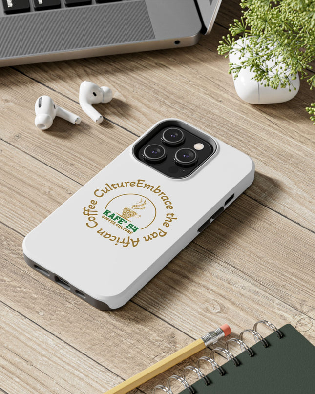 Coffee Culture Tough Phone Case KAFE 54 Embrace Design