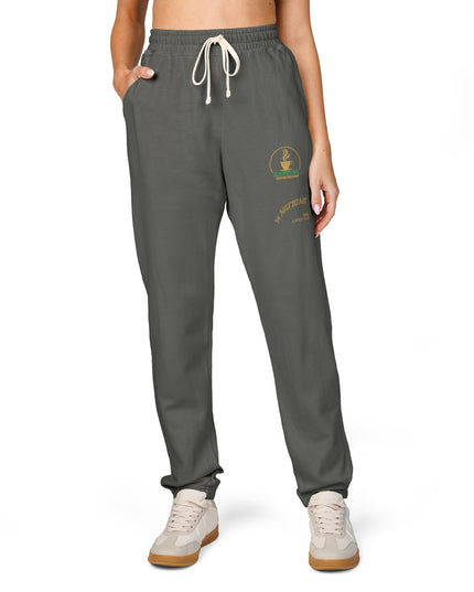 Comfortable Garment-Dyed Fleece Sweatpants
