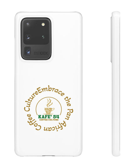 Coffee Culture Snap Phone Case KAFE' 54 Embrace the Vibe
