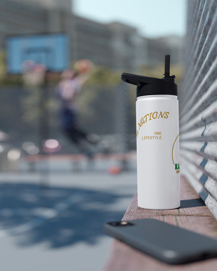 Coffee Culture Stainless Steel Water Bottle