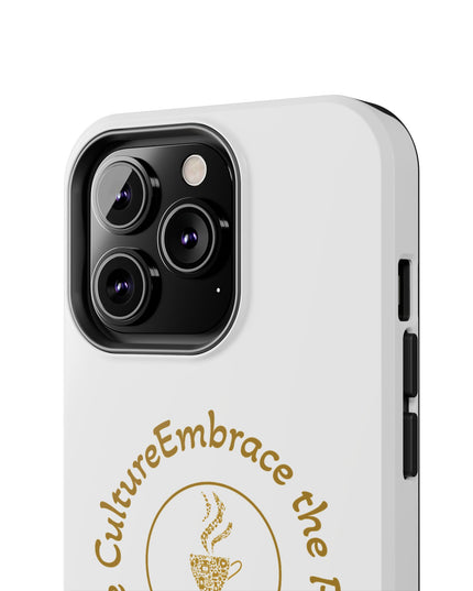 Coffee Culture Tough Phone Case KAFE 54 Embrace Design