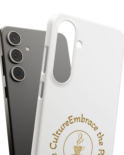 Coffee Culture Snap Phone Case KAFE' 54 Embrace the Vibe