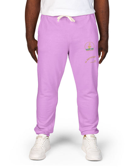 Comfortable Garment-Dyed Fleece Sweatpants