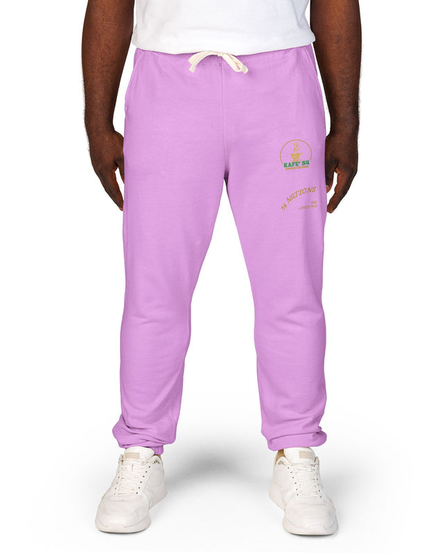 Comfortable Garment-Dyed Fleece Sweatpants