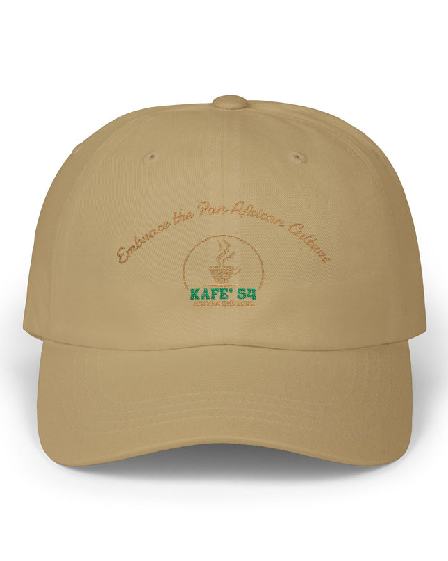 Kafe' 54 Dad Cap — "Embrace the Pan African Culture" Embroidered Hat