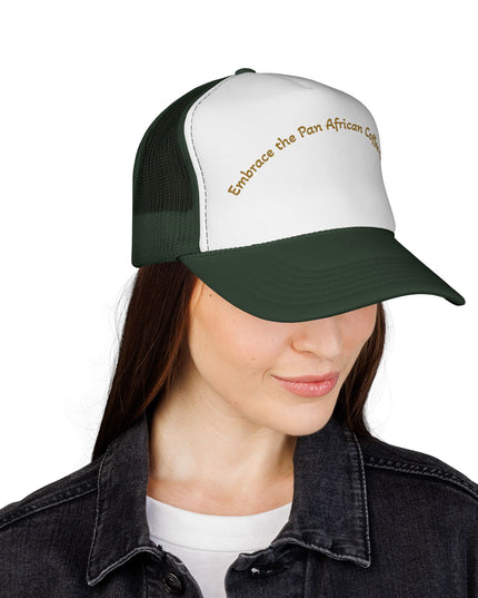 Trucker Hat Embrace the Pan African Coffee Culture