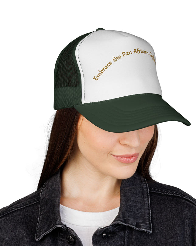 Trucker Hat Embrace the Pan African Coffee Culture