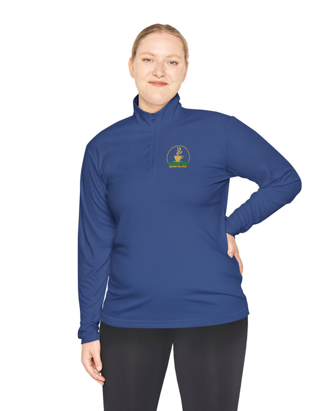 Quarter-Zip Pullover K54 Logo 54 Nations Back Design