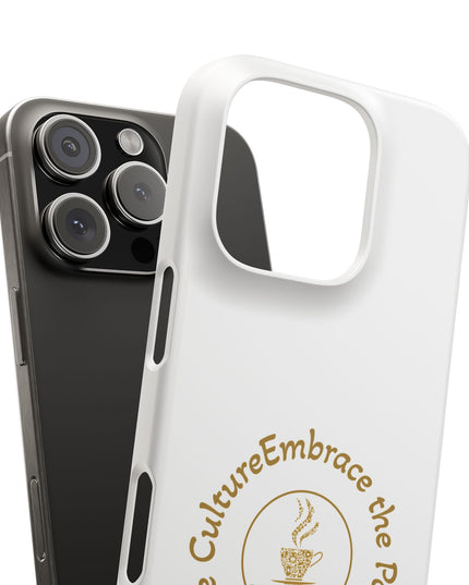 Coffee Culture Snap Phone Case KAFE' 54 Embrace the Vibe