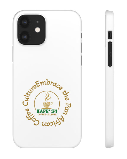 Coffee Culture Snap Phone Case KAFE' 54 Embrace the Vibe