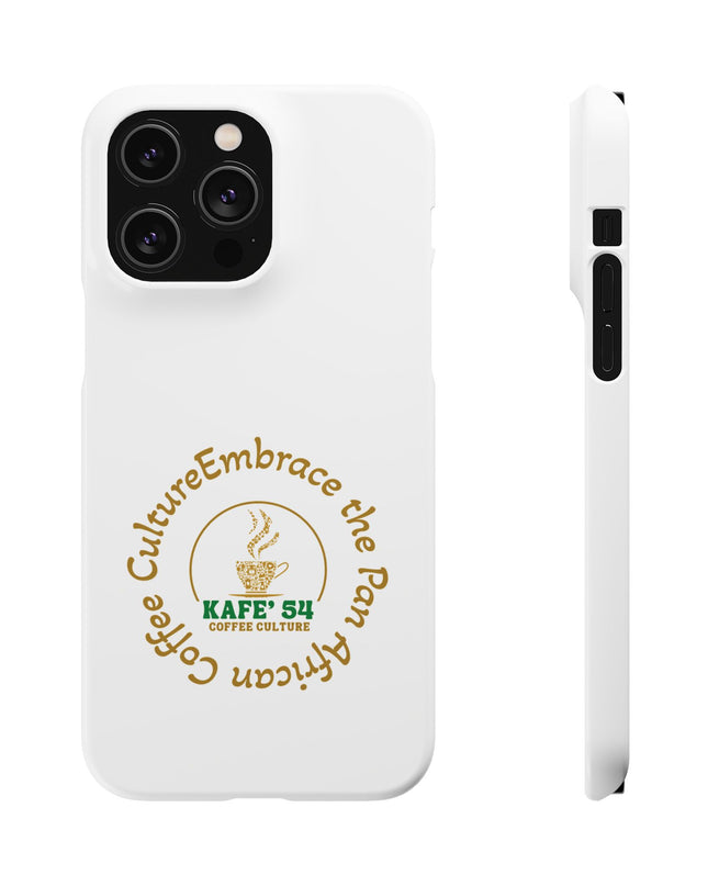 Coffee Culture Snap Phone Case KAFE' 54 Embrace the Vibe