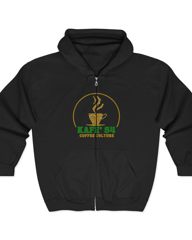 Coffee Culture Hoodie - Embrace Unisex Zip Sweatshirt