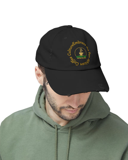Distressed Coffee Club Cap