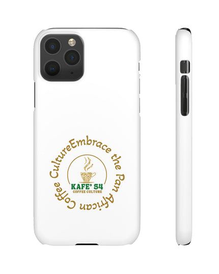 Coffee Culture Snap Phone Case KAFE' 54 Embrace the Vibe