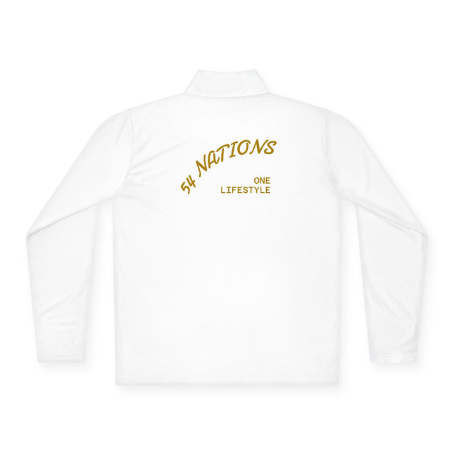 Quarter-Zip Pullover K54 Logo 54 Nations Back Design