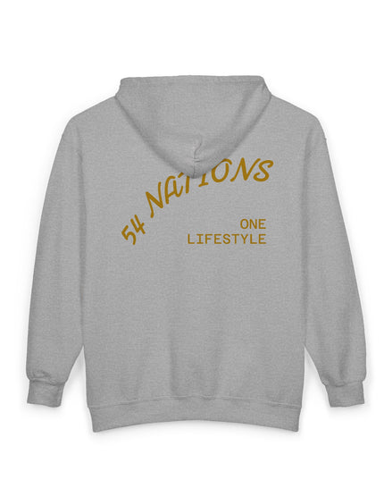Coffee Culture Hoodie - 54 Nations Unisex Zip Sweatshirt