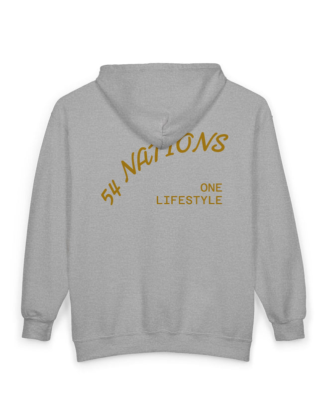 Coffee Culture Hoodie - 54 Nations Unisex Zip Sweatshirt