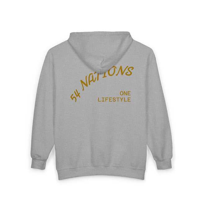 Coffee Culture Hoodie - 54 Nations Unisex Zip Sweatshirt
