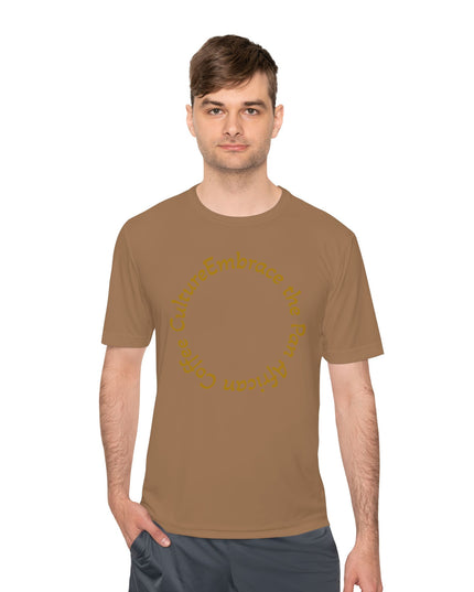 Coffee Culture Embrace Unisex Moisture Wicking T-shirt
